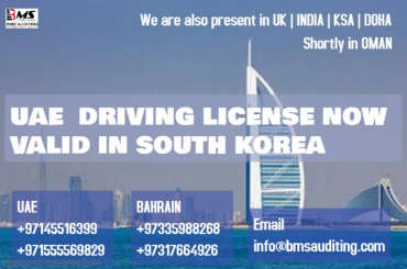 UAE Driving License to be Valid in South Korea