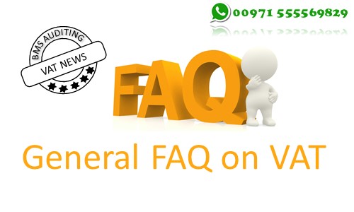 General FAQ on VAT in UAE