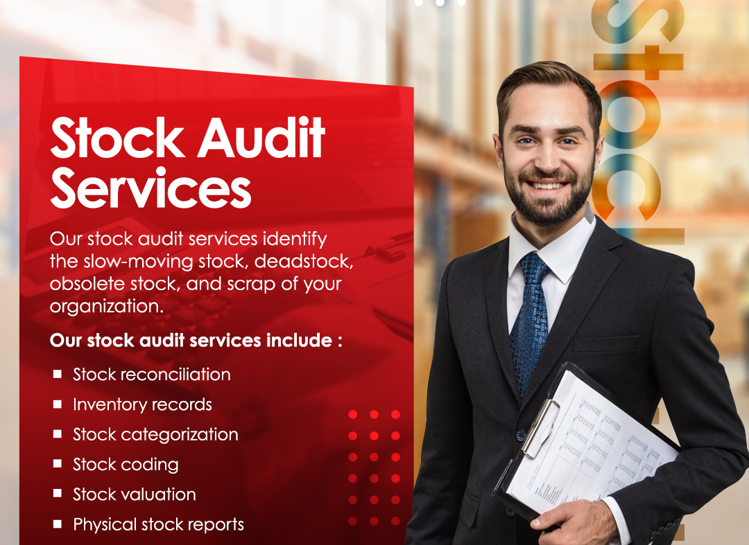list of stock audit services and reports in dubai provided by BMS Auditing