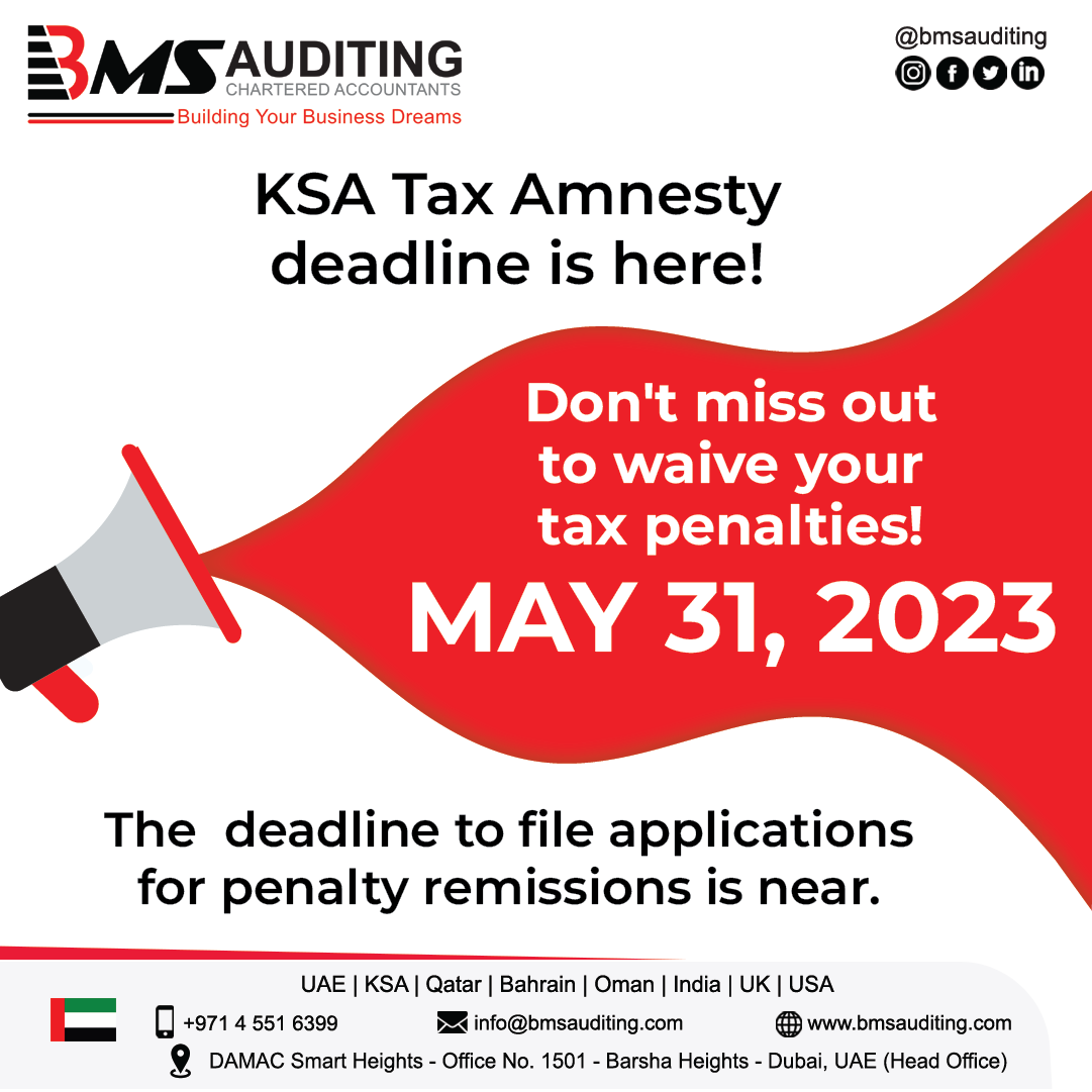 Picture announcing the deadline for KSA Amnesty Application